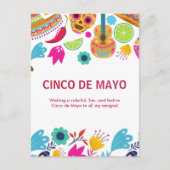 Cartes Pour Fêtes Annuelles Cinco De Mayo (Devant)