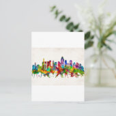 Cartes Pour Fêtes Annuelles Cinnati Ohio Skyline (Debout devant)