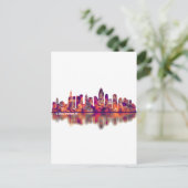 Cartes Pour Fêtes Annuelles Cinnati Ohio Skyline (Debout devant)