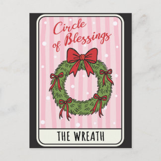 Cartes Pour Fêtes Annuelles Circle of Blessings Christmas Wreath