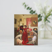 Cartes Pour Fêtes Annuelles Cirque victorienne (Debout devant)