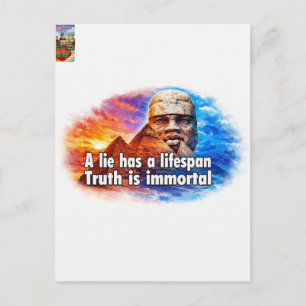 Cartes Pour Fêtes Annuelles citation afrocentrique de grandeur