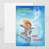 Cartes Pour Fêtes Annuelles Citation Beau Âme de la Saint-Valentin (Devant / Derrière)