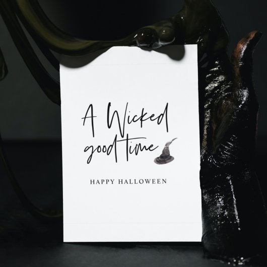 Cartes Pour Fêtes Annuelles Citation de Modern A Wicked Good Time | Joyeux Hal
