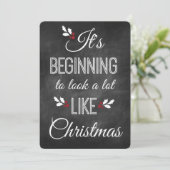 Cartes Pour Fêtes Annuelles Citation de Noël (Debout devant)