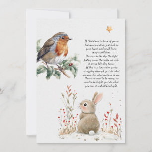 Cartes Pour Fêtes Annuelles Citation de Noël "Tout ira bien"