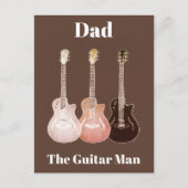 Cartes Pour Fêtes Annuelles Citation de Papa The Guitar Man (Devant)