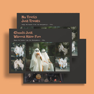 Cartes Pour Fêtes Annuelles Citation mignonne d'Halloween 9 Photo de famille N