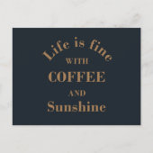 Cartes Pour Fêtes Annuelles Citations de café drinker amusantes (Devant)