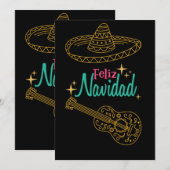 Cartes Pour Fêtes Annuelles Cité feliz navidad (Devant / Derrière)