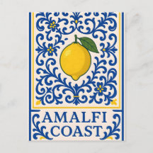 Citron de la Côte d'Amalfi – Carreau Ornemental Bl