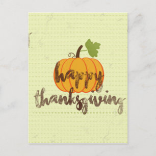 Cartes Pour Fêtes Annuelles citrouille bon thanksgiving