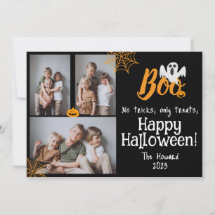Cartes Pour Fêtes Annuelles Citrouille Boo jack-o-lanterne Halloween Photomont