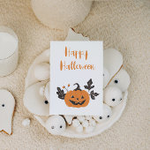 Cartes Pour Fêtes Annuelles Citrouille d'Halloween