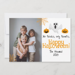 Cartes Pour Fêtes Annuelles citrouille jack-o-lanterne Joyeux Halloween Photo
