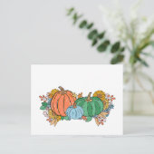 Cartes Pour Fêtes Annuelles Citrouilles (Debout devant)