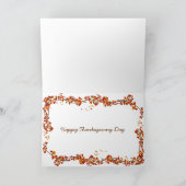 Cartes Pour Fêtes Annuelles citrouilles de Thanksgiving en caisse (Intérieur)