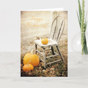 Cartes Pour Fêtes Annuelles Citrouilles et président, Thanksgiving