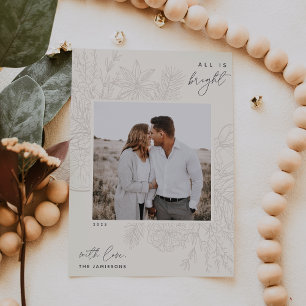 Cartes Pour Fêtes Annuelles Citrus et épices   Tout est brillant Photo Holiday