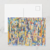 Cartes Pour Fêtes Annuelles Citta' di fantasia (Devant / Derrière)