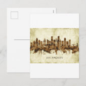 Cartes Pour Fêtes Annuelles Cityscape (Devant / Derrière)