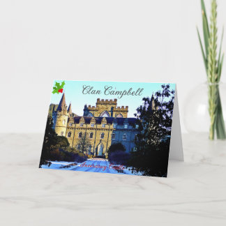 Cartes Pour Fêtes Annuelles Clan écossais Campbell Château d'Inveraray