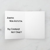 Cartes Pour Fêtes Annuelles CLAN GORDON, Gordon Setter Generations Note (Intérieur)