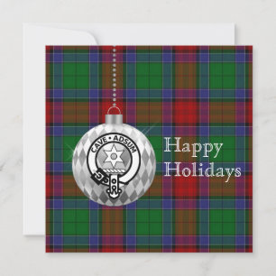 Cartes Pour Fêtes Annuelles Clan Jardine Ornament Fête Plat Personnalisée