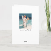 Cartes Pour Fêtes Annuelles Clapsaddle : Ange de Noël avec Bell (Dos)