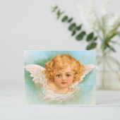 Cartes Pour Fêtes Annuelles Clapsaddle : Charme Ange de Noël (Debout devant)