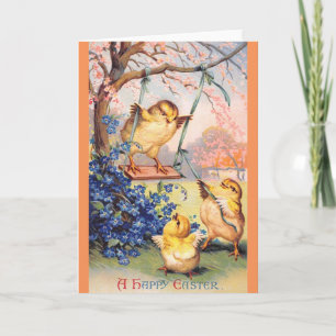 Cartes Pour Fêtes Annuelles Clapsaddle: Swinging Biddy