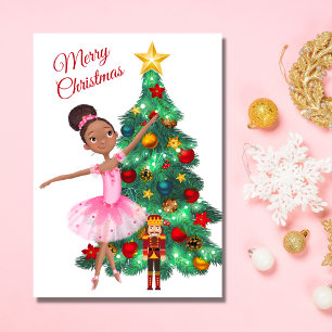Cartes Pour Fêtes Annuelles Clara Ballerina Christmas Ballet