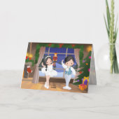 Cartes Pour Fêtes Annuelles Clara et le Noyer Maison Stahlbaum Ballet (Dos)