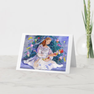 Cartes Pour Fêtes Annuelles Clara et Nutcracker