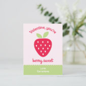 Cartes Pour Fêtes Annuelles Classe de fraises sucrées (Debout devant)