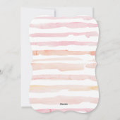 Cartes Pour Fêtes Annuelles Classe de graduation de l'aquarelle florale (Dos)