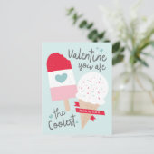 Cartes Pour Fêtes Annuelles Classe la plus froide Valentine (Debout devant)