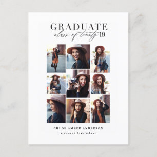 Cartes Pour Fêtes Annuelles Classe moderne de 2019 graduation photo