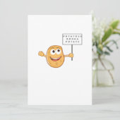 Cartes Pour Fêtes Annuelles Classe Patates Vont Patater (Jeu de mots sur les l (Debout devant)