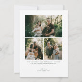 Cartes Pour Fêtes Annuelles Classic Frame New Year Photo (Dos)