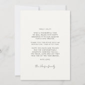 Cartes Pour Fêtes Annuelles Classic Peace Love Joie Noël salutations (Dos)