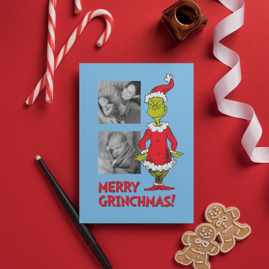 Cartes Pour Fêtes Annuelles Classic The Grinch | Santa Claus