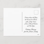 Cartes Pour Fêtes Annuelles Classique Nativité Angels Musique "Joyeux Noël" (Dos)