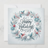 Cartes Pour Fêtes Annuelles Classique Personnalisé (Devant)