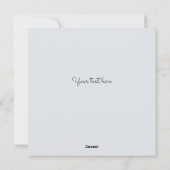 Cartes Pour Fêtes Annuelles Classique Personnalisé (Dos)