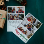Cartes Pour Fêtes Annuelles Classique Simple Joyeux Noël Vertical 6 Photo<br><div class="desc">Célébrez la saison avec cette carte de vacances unique, simple Joyeux Noël vertical 6 photo avec une touche de charme vintage. Le design minimaliste présente une élégante palette de couleurs rouge et verte, évoquant l'esprit cosy de l'hiver. Son attrait moderne et ludique, associé à la formulation traditionnelle, crée un équilibre...</div>