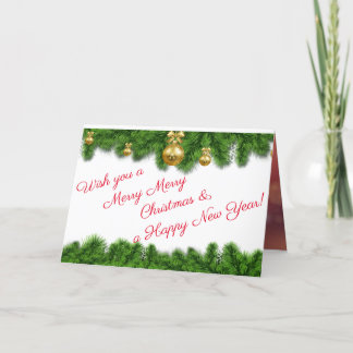 Cartes Pour Fêtes Annuelles Classy Christmas Holiday Card pour une personne sp