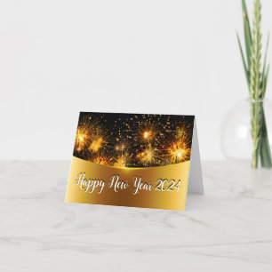 Cartes Pour Fêtes Annuelles Classy Glitzy Business Budget Bonne Nouvelle Année