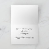 Cartes Pour Fêtes Annuelles Classy Valentine's Day Card (Intérieur)