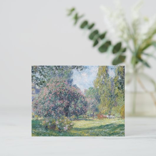 Cartes Pour Fêtes Annuelles Claude Monet (Debout devant)